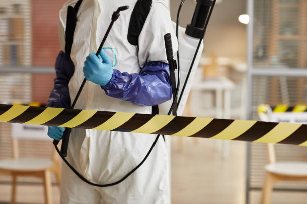 Professional Biohazard Cleanup technician working in Paso Robles, CA